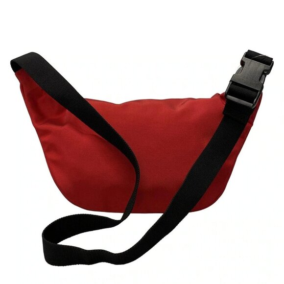 Auth BALENCIAGA Explorer Beltpack 482389 Red Black Nylon Bum Bag - Picture 3 of 16
